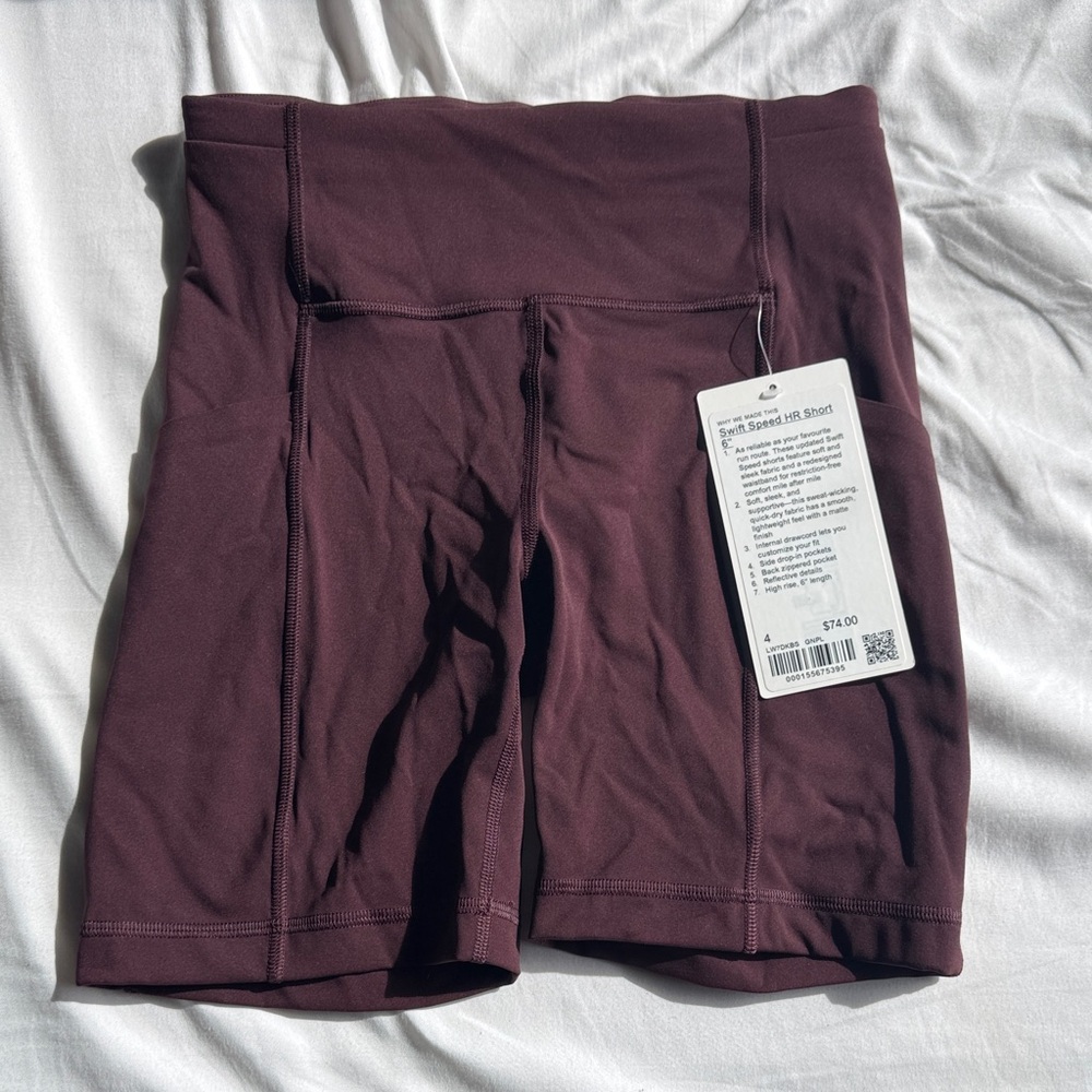 lululemon Swift Speed HR Short 6”